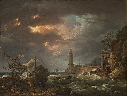 The Tempest (Storm off the Coast), 1754, Joseph Vernet