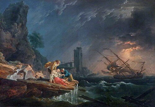 A Shipwreck, 1760, Joseph Vernet