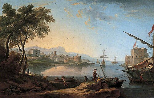 Sea Port with Shipping, , Joseph Vernet