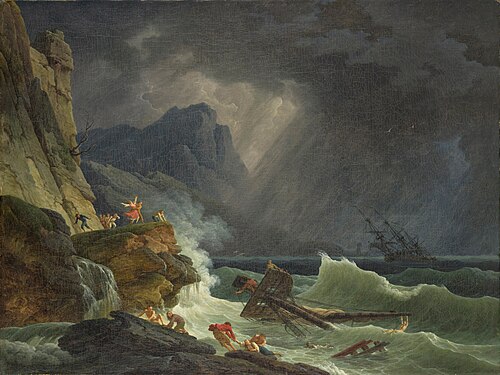 Tempête, 1787, Joseph Vernet
