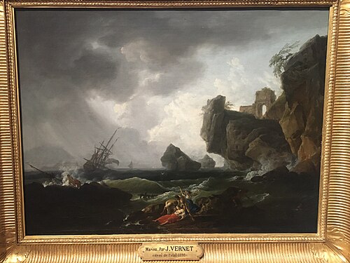 Un Naufrage, 1740, Joseph Vernet