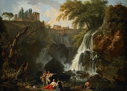La cascade à Tivoli, 1750, Joseph Vernet