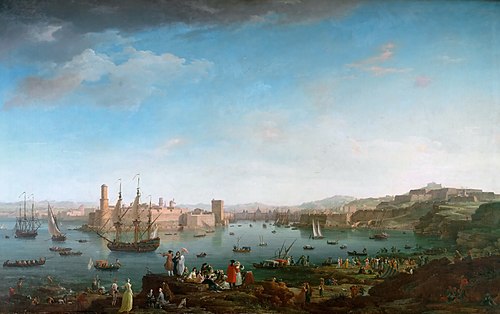 L'Entrée du port de Marseille, 1754, Joseph Vernet