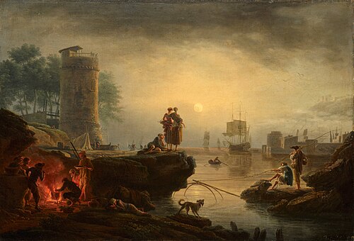 Port de mer au lever du soleil, 1767, Joseph Vernet