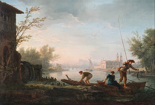 Les Quatre Moments de la journée : le matin, 1757, Joseph Vernet