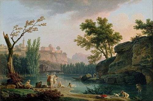 Soir d'été, paysage d'Italie, 1773, Joseph Vernet