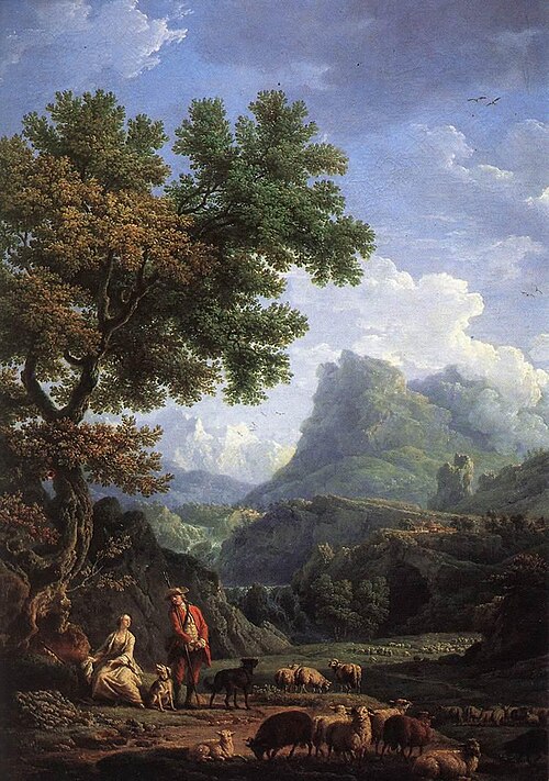 La Bergère des Alpes, 1763, Joseph Vernet