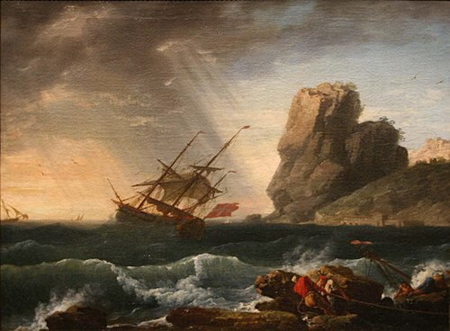 Une tempête, 1748, Joseph Vernet