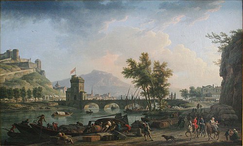 Les abords d'une foire, 1774, Joseph Vernet