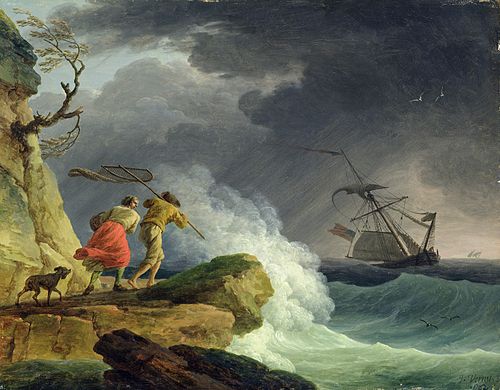 Côte dans une tempête, 1782, Joseph Vernet
