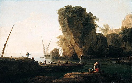 Paysage côtier, 1747, Joseph Vernet