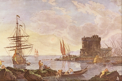 Vieux Fort d'Italie, 1773, Joseph Vernet