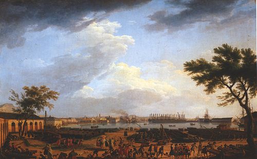 Vue du port de Toulon, le Port-Neuf pris à l'angle du Parc d'artillerie, 1755, Joseph Vernet