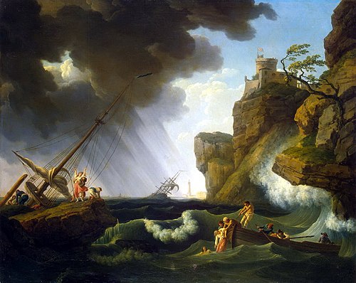 Naufrage, 1763, Joseph Vernet