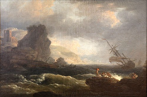 Tempête, 1750, Joseph Vernet
