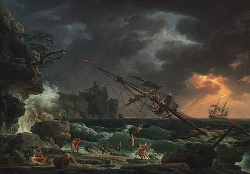 Le Naufrage, 1772, Joseph Vernet