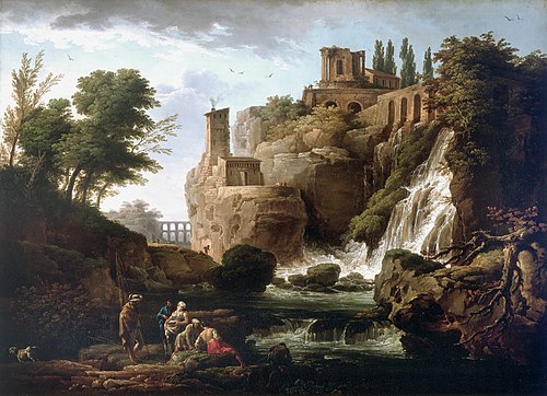 Paysage de Tivoli, 1741, Joseph Vernet