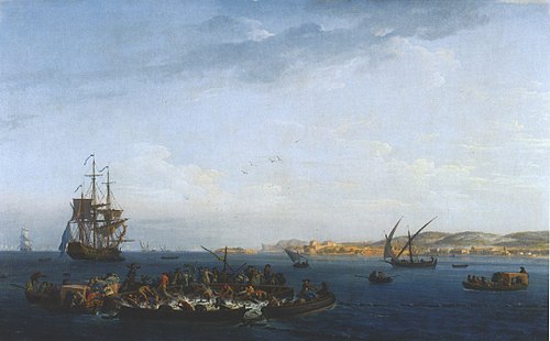 Vue du golfe de Bandol: la pêche au thon, 1755, Joseph Vernet