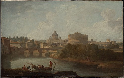 Engelsburg und St. Peter in Rom, , Joseph Vernet