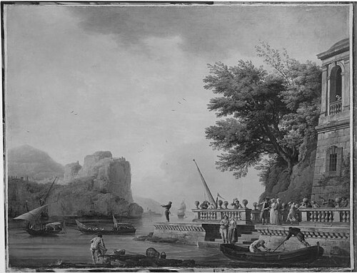Vergnügungspartie am Morgen, 1748, Joseph Vernet