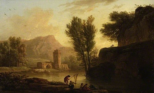 View on the Arno, 1747, Joseph Vernet