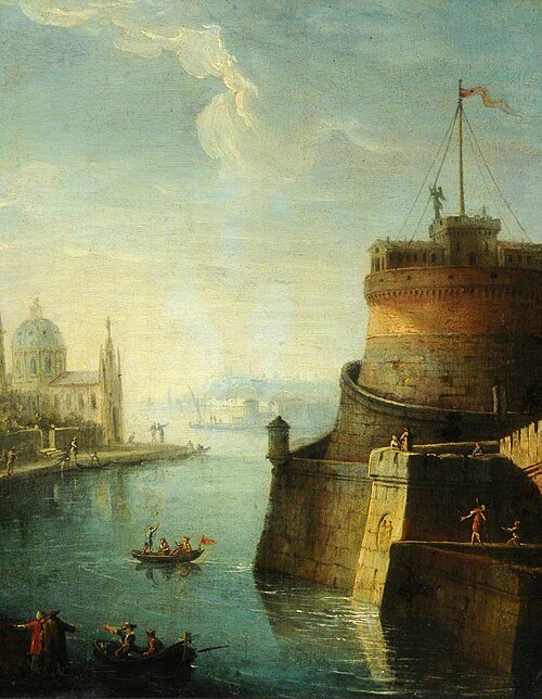 Scene on the Tiber, 1760, Joseph Vernet
