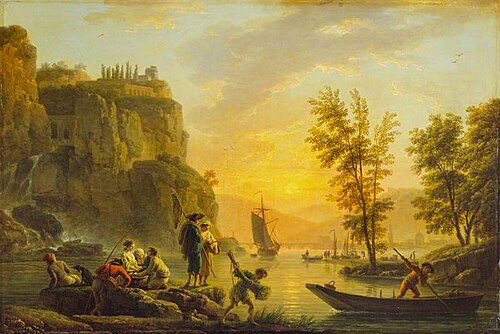 A River Scene, 1781, Joseph Vernet