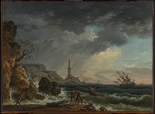 La tempête, 1752, Joseph Vernet