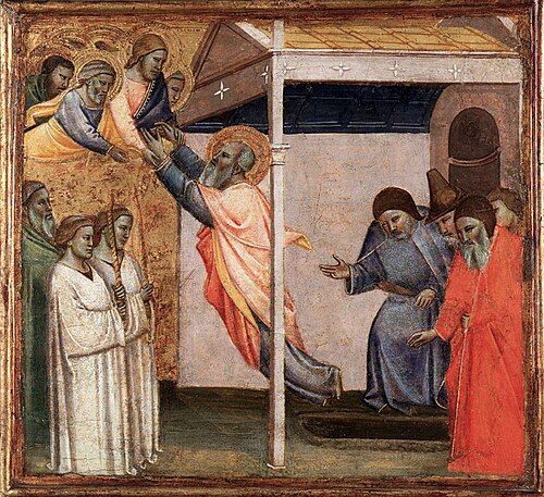 Ascension of St John, 1353, Taddeo Gaddi
