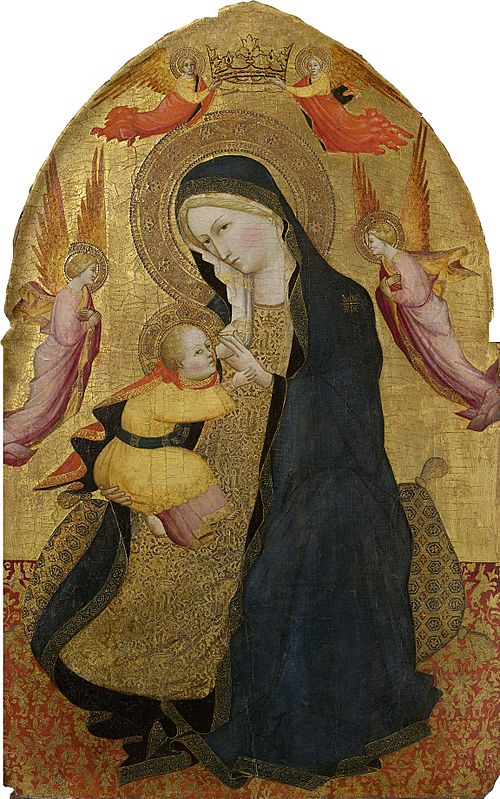 Madonna of Humility (Madonna dell'Umiltà), 1390, Taddeo Gaddi