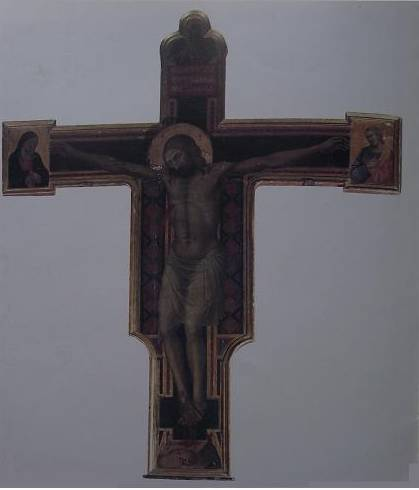painted crucifix Taddeo Gaddi, 1300, Taddeo Gaddi