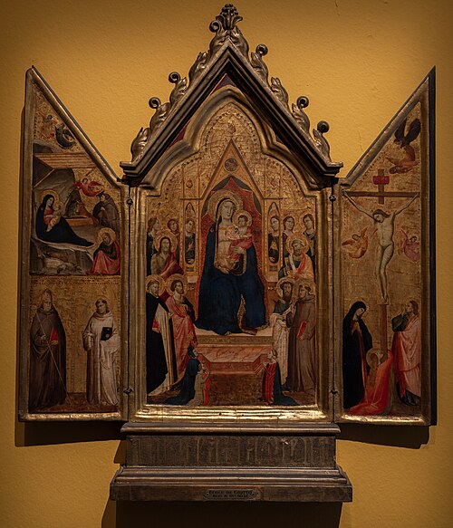 Triptych - Taddeo Gaddi, 1330, Taddeo Gaddi