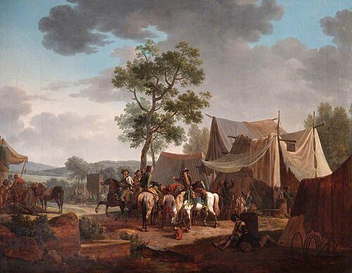 An Encampment, 1796, Joseph-François Schwebach