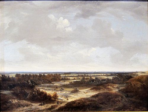 Paysage de dunes, 1650, Jan Vermeer van Haarlem l'anci
