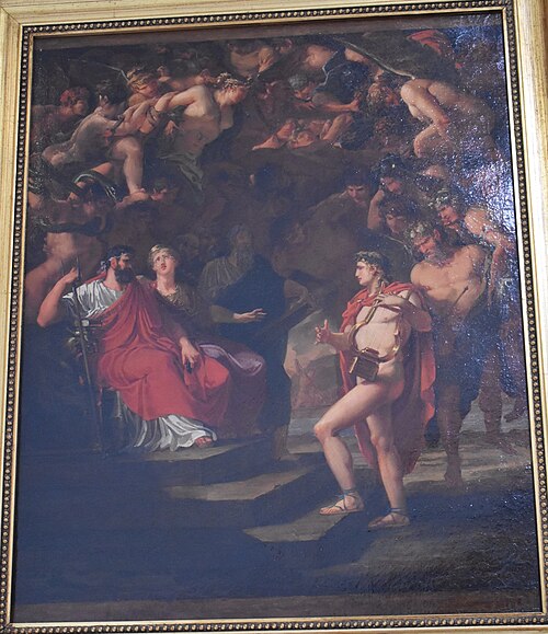 Orphée aux Enfers devant Pluton et Proserpine, 1792, Jacques Réattu