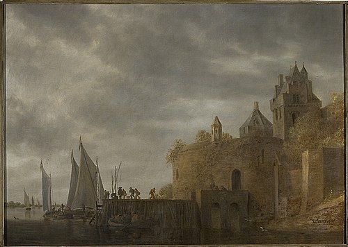 Port, 1641, Jan van Goyen