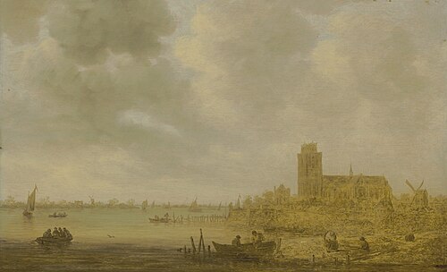 A view of Dordrecht, , Jan van Goyen