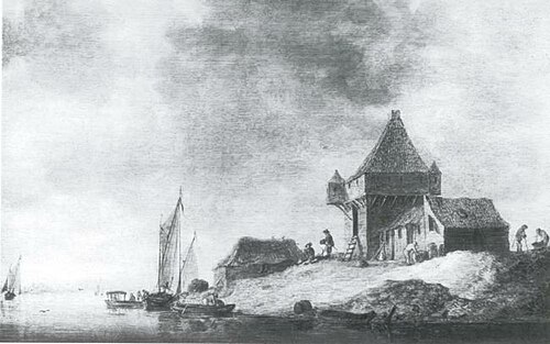 River Landscape, 1636, Jan van Goyen