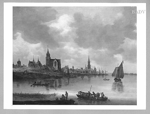 riverscene near Emmerich 1648, 1648, Jan van Goyen
