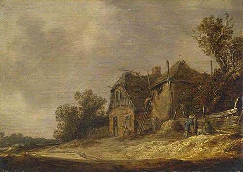 Landscape with a Cottage and a Barn, 1632, Jan van Goyen