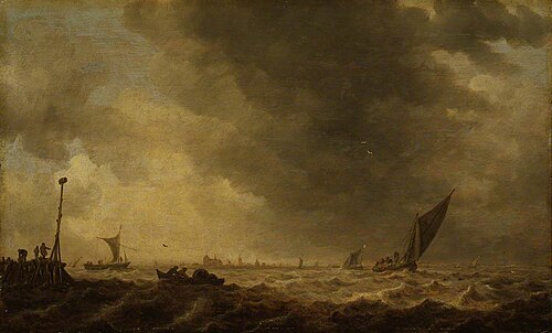 A River Estuary, 1639, Jan van Goyen