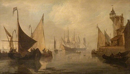 Shipping Scene, , Jan van Goyen