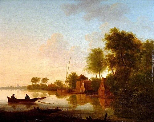 River Scene, , Jan van Goyen