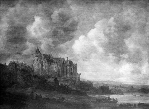 Landscape with a castle., 1651, Jan van Goyen