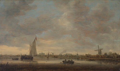 View over the Haarlemmer Meer, 1646, Jan van Goyen