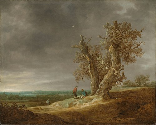 Landscape with Two Oaks, 1641, Jan van Goyen