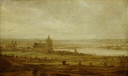 View of Arnhem, 1644, Jan van Goyen
