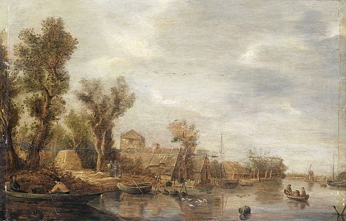 River view, 1630, Jan van Goyen
