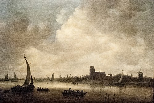 View from Dordrecht, 1655, Jan van Goyen