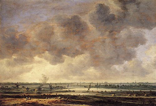 View of Haarlem and the Haarlemmer Meer, 1646, Jan van Goyen